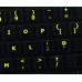 Glowing fluorescent English UK for Mac keyboard stickers