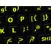 Glowing fluorescent English UK Large Letters keyboard stickers