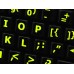 Glowing fluorescent English US Large Letters keyboard stickers