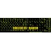 Glowing fluorescent Danish English US keyboard stickers
