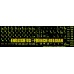 Glowing fluorescent French Belgian  English US keyboard stickers