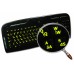 Glowing fluorescent Hungarian English US keyboard stickers