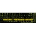 Glowing fluorescent Portuguese (Br) English US keyboard stickers