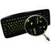 Glowing fluorescent Portuguese English US keyboard stickers