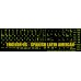 Glowing fluorescent Spanish (LA) English US keyboard stickers