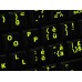 Glowing fluorescent Swiss - English keyboard stickers
