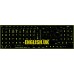 Glowing fluorescent English UK for Mac keyboard stickers