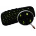 Glowing fluorescent German keyboard stickers