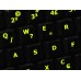 Glowing fluorescent Portuguese Brazilian keyboard stickers