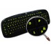 Glowing fluorescent Spanish LA keyboard stickers