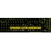 Glowing fluorescent Spanish LA keyboard stickers