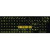 Glowing fluorescent English US keyboard stickers